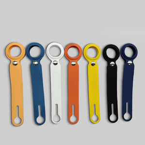 Compatible with Apple, Airtags Protective Sleeve Suitable For Airtags Anti-Lost Device Soft Shell Tracker Silicone Hook