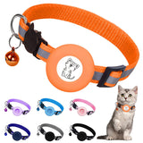 Apple Airtag Tracker Protective Cover Anti-missing Pet Positioning Collar Cat Reflective Bell Collar
