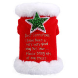 Christmas dog autumn and winter clothes