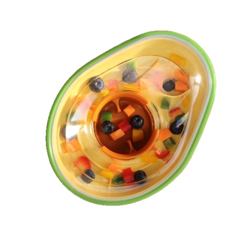Anti-tumble Avocado Pet Feeding Bowl