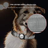 AirTag Dog Collar Reflective Waterproof Transparency Cover